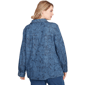 Plus Size Ruby Rd. Indigo Go Paisley Stretch Denim Jacket - image 2