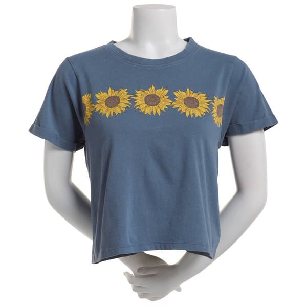 Juniors Attitude Not Included Sunflower Graphic Tee - image 