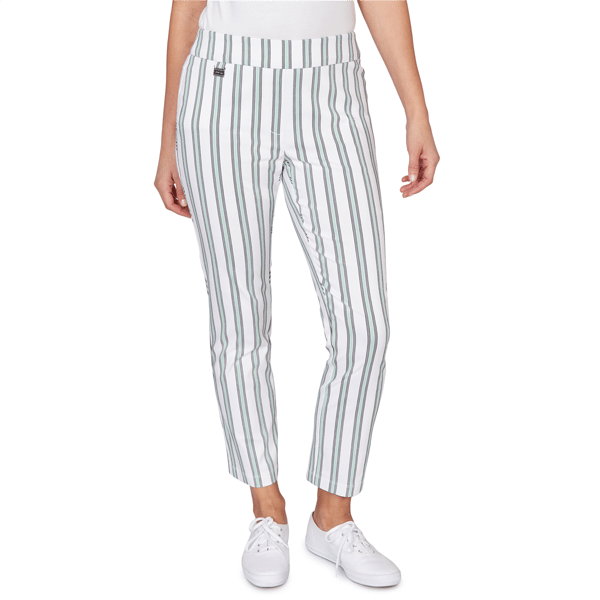 Womens Emaline Verde Grove I Stripe Pull On Capris - image 