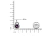 Haus of Brilliance Amethyst and Diamond Halo Earrings - image 6