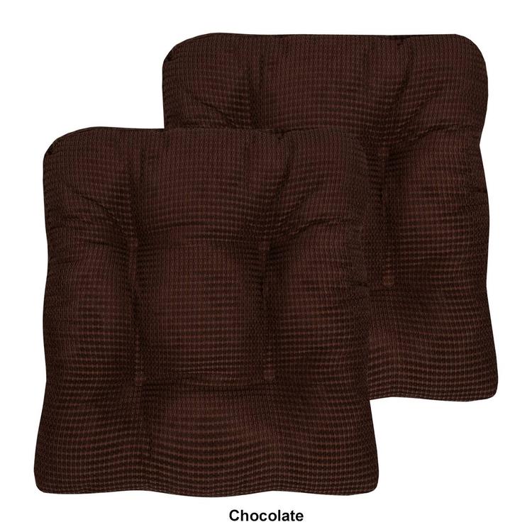 Sweet Home Collection Memory Foam Non-Slip Tufted Chair Cushion