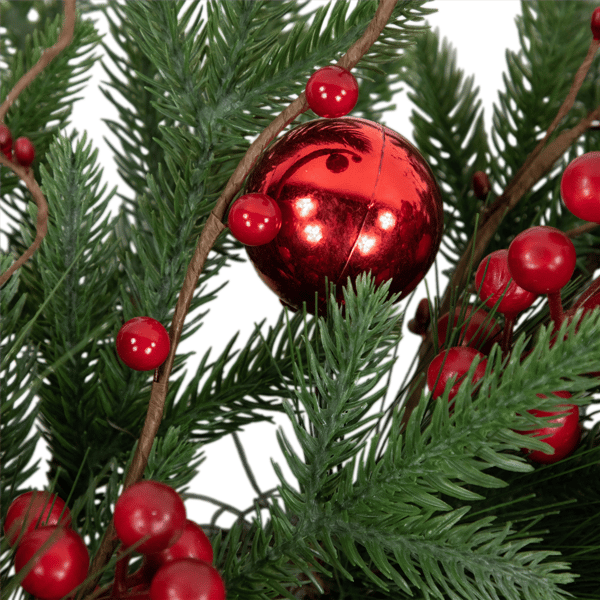 Northlight Real Touch™ 32in. Berries & Pine Christmas Wreath
