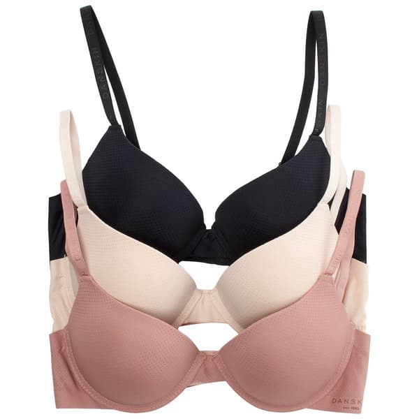 Womens Danskin 3pk. Bonded Breathable Micro Bras DS2985-3PKC - image 
