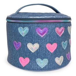 OMG Accessories Hearts Train Travel Pouch