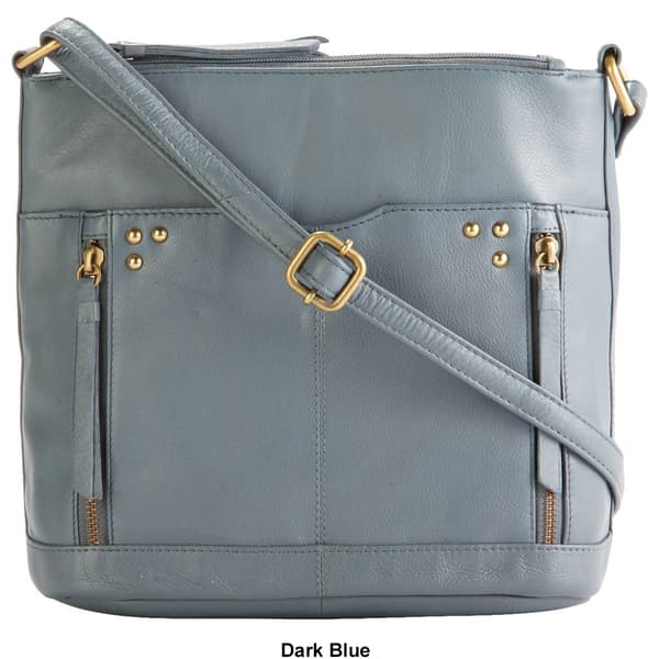 Great American Leatherworks Multi-Compartment Bucket Crossbody - Boscov's