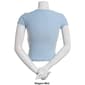 Juniors Derek Heart Short Sleeve Square Neck Double Layer Tee - image 2