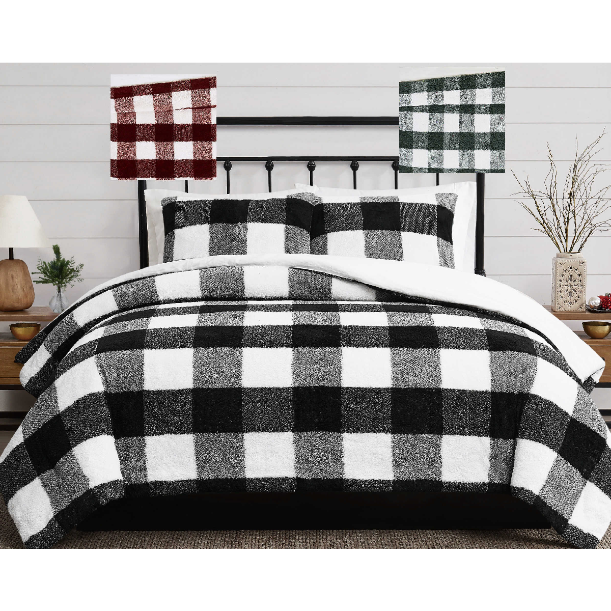 Cannon Cozy Buffalo Check 3pc. Comforter Set