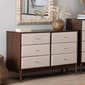 Baxton Studio Nikolai Mid-Century Wood 6-Drawer Dresser - image 7