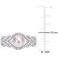 Gemstone Classics&#8482; Pearl & Diamond Accent Infinity Ring - image 4