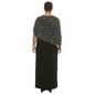 Plus Size MSK Asymmetrical Bead Poncho Overlay Gown - image 2