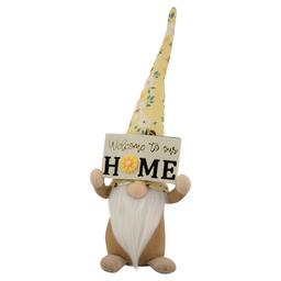 Northlight Seasonal Spring Sunflower Hat Gnome w/ Home Sign