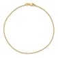 Gold Classics&#40;tm&#41; 1.2mm. Diamond Cut Beaded Chain Anklet - image 1