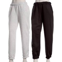 Juniors No Comment 2pk. Fleece Boyfriend Joggers