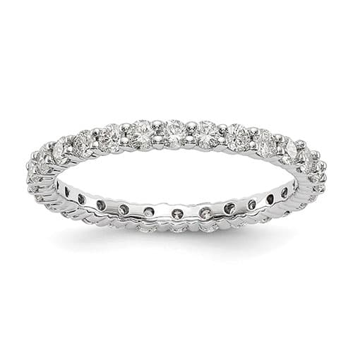 Endless Affection&#40;tm&#41; 14kt. White Gold Eternity Band - image 