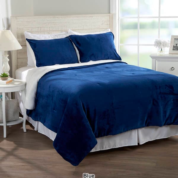 Mountain Ridge® 3pc. Plush Sherpa Comforter Set Boscov's