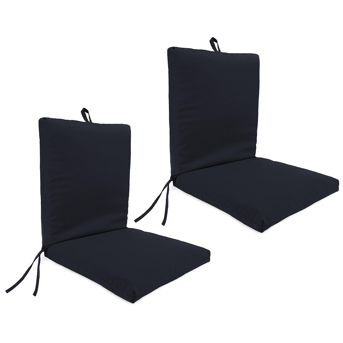 Jordan Manufacturing Navy Chair Cushions - Set Of 2
