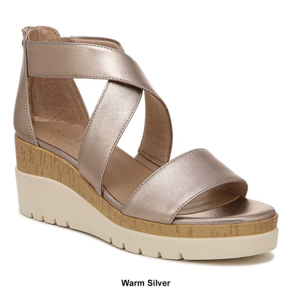 Womens SOUL Naturalizer Goodtimes Platform Wedge Sandals