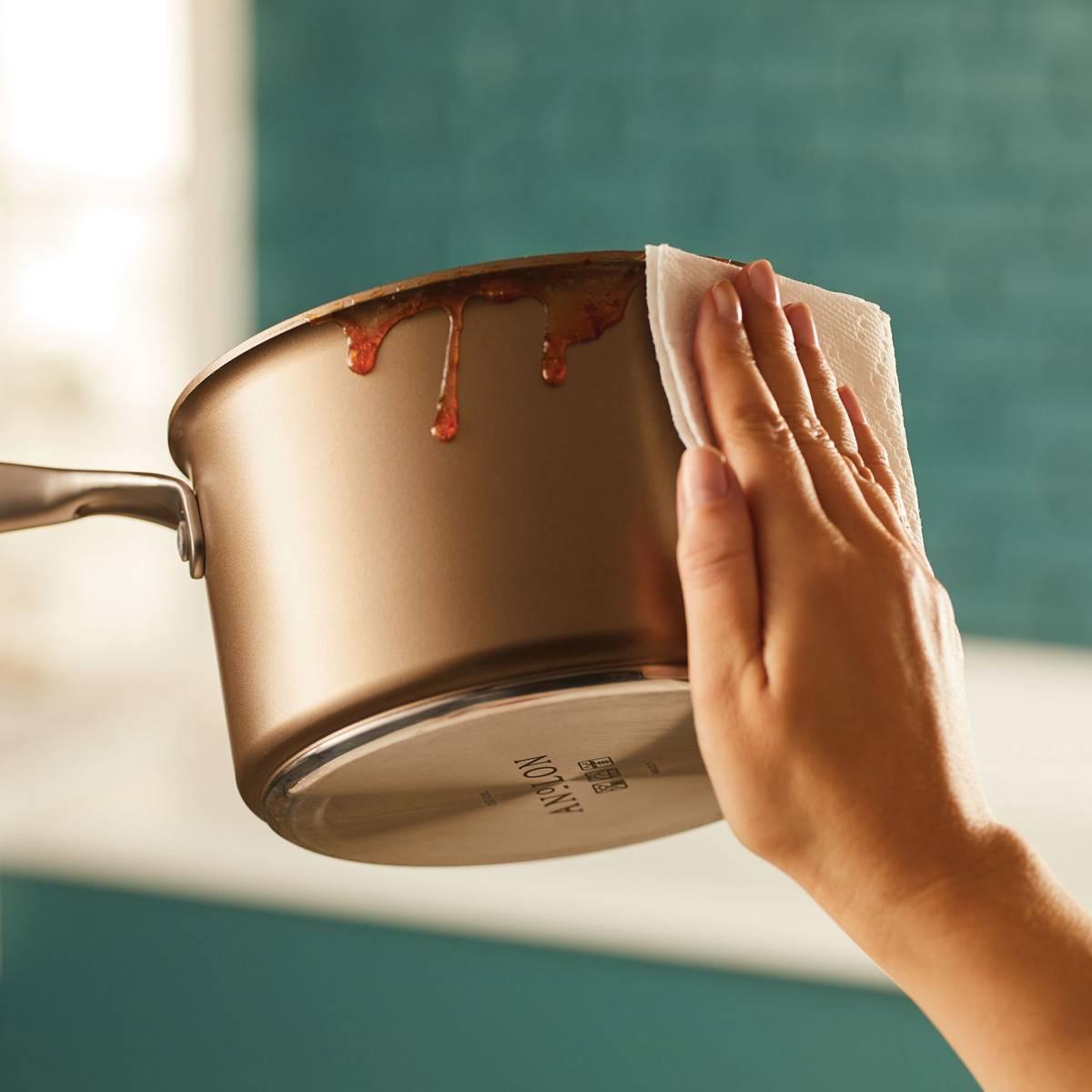 Anolon® Ascend Hard Anodized Nonstick Saucepan with Lid - 3-Quart