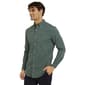 Mens Big & Tall Chaps Stretch Check Button Down Shirt - Evergreen - image 2