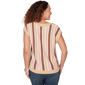 Plus Size Skye’s the Limit Blooming Pastels Stripe Sweater - image 2