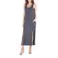 Womens 24/7 Comfort Apparel Sleeveless Polka Dots Maxi Dress - image 1