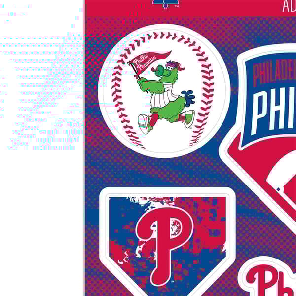 Open Road Phillies 4pk. Weather Resistant Decals