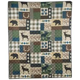 Donna Sharp Your Lifestyle Rustica Quilted Throw