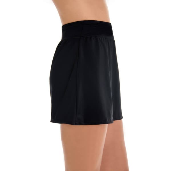 Womens TrimShaper Solid Swim Skort