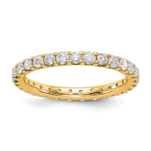 Endless Affection(tm) Yellow Gold Eternity Band - image 
