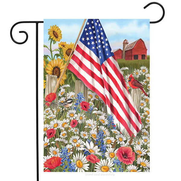 America Beautiful Garden Flag - image 