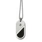 Mens Gentlemen's Classics&#40;tm&#41; Convertible Heart Dog Tag Necklace - image 1