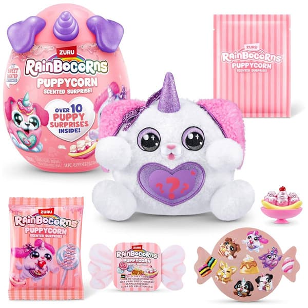 Zuru Rainbocorns Puppcorn Poodle Plush
