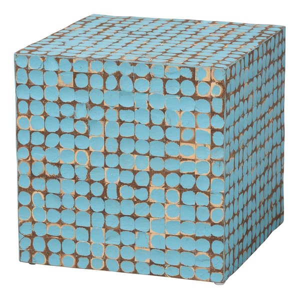 bali & pari Janella Bohemian Coconut Shell End Table - image 