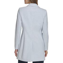 Womens DKNY Long Sleeve Hardware Closure Jacket
