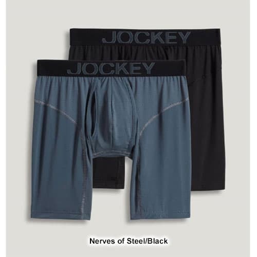 Mens Jockey&#174; 2pk. Athletic RapidCool&#8482; Midway Boxer Briefs