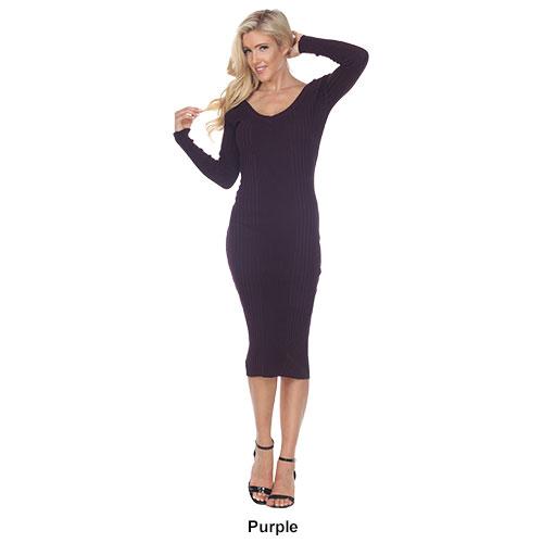Womens White Mark Destiny Sweater Dress
