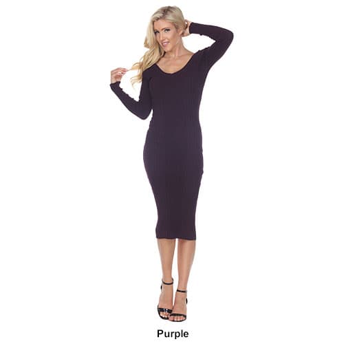 Womens White Mark Destiny Sweater Dress