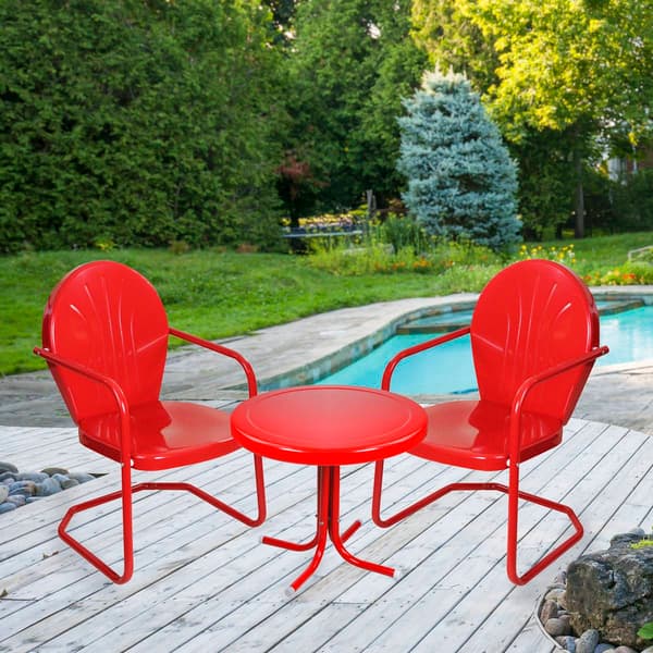 Northlight Seasonal 3-Seat Retro Tulip Chairs & Table Seating Set