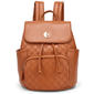 ELLE Compass Vegan Leather Monogram Mini Backpack - image 4