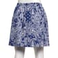 Womens Floral & Ivory Pull On Paisley Skort with Tie & Wood Beads - image 2