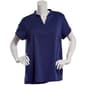 Womens Grey''s Anatomy Short Sleeve Banded Collar Scrub Top - image 1
