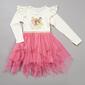 Girls 4-6x Disney Long Sleeve Multi Princess Tutu Dress - image 1