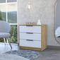 FM FURNITURE Washington White 3 Drawer Dresser - image 2