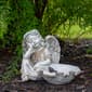 Northlight Seasonal 12.25in. Angel Bird Feeder Garden Statue - image 2