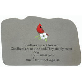 Kay Berry Goodbyes With Cardinal Memory Stone