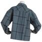 Plus Size Architect® Long Sleeve Flannel Plaid Cropped Shacket - image 3