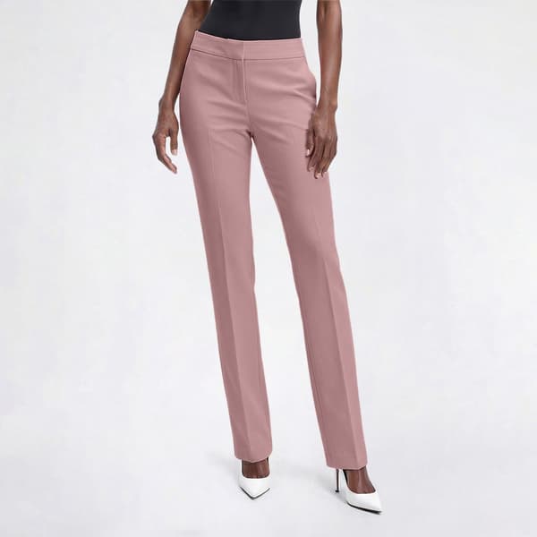 Petite Kasper Fly Front Slim Lined Dress Pants