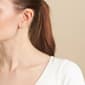 Athra Sterling Silver CZ Stud & Hoop Earrings Set - image 2