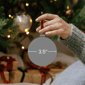 Northlight Silver Textured Glass Christmas Ball Ornament - image 5