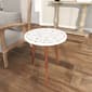9th & Pike® White Wood Contemporary Accent Table - image 8